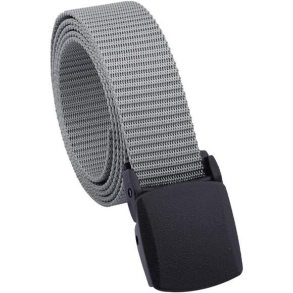 Womens nylon tactical belt adjustable military style duty belt with plastic buck - Picture 1 of 5
